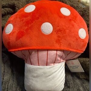 Target Mushroom Accent Pillow - Red and White